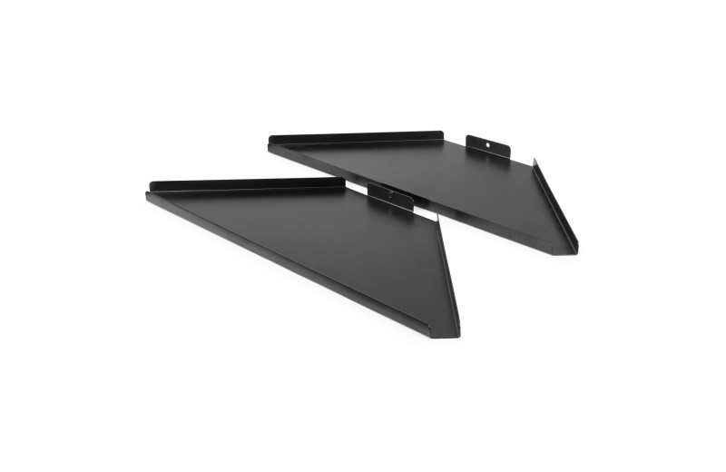 VONYX DBC2 Corner Shelves with Case for DJ Booth (Pair)