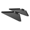 VONYX DBC2 Corner Shelves with Case for DJ Booth (Pair)