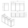 VONYX DBA200 Foldable DJ Booth System Pro Large