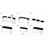 VONYX DBA200 Foldable DJ Booth System Pro Large
