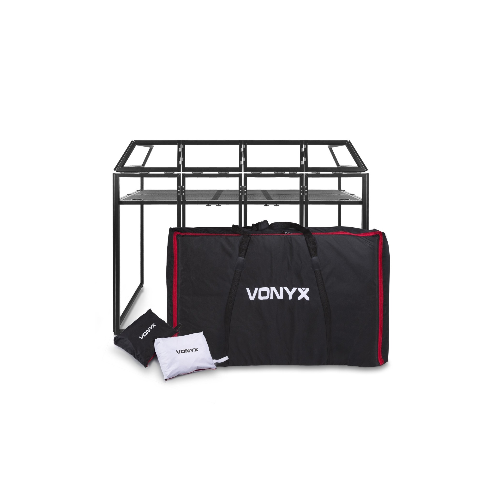 VONYX DB5 Pro Foldable DJ Booth System Large 2m
