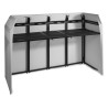 VONYX DB5 Pro Foldable DJ Booth System Large 2m