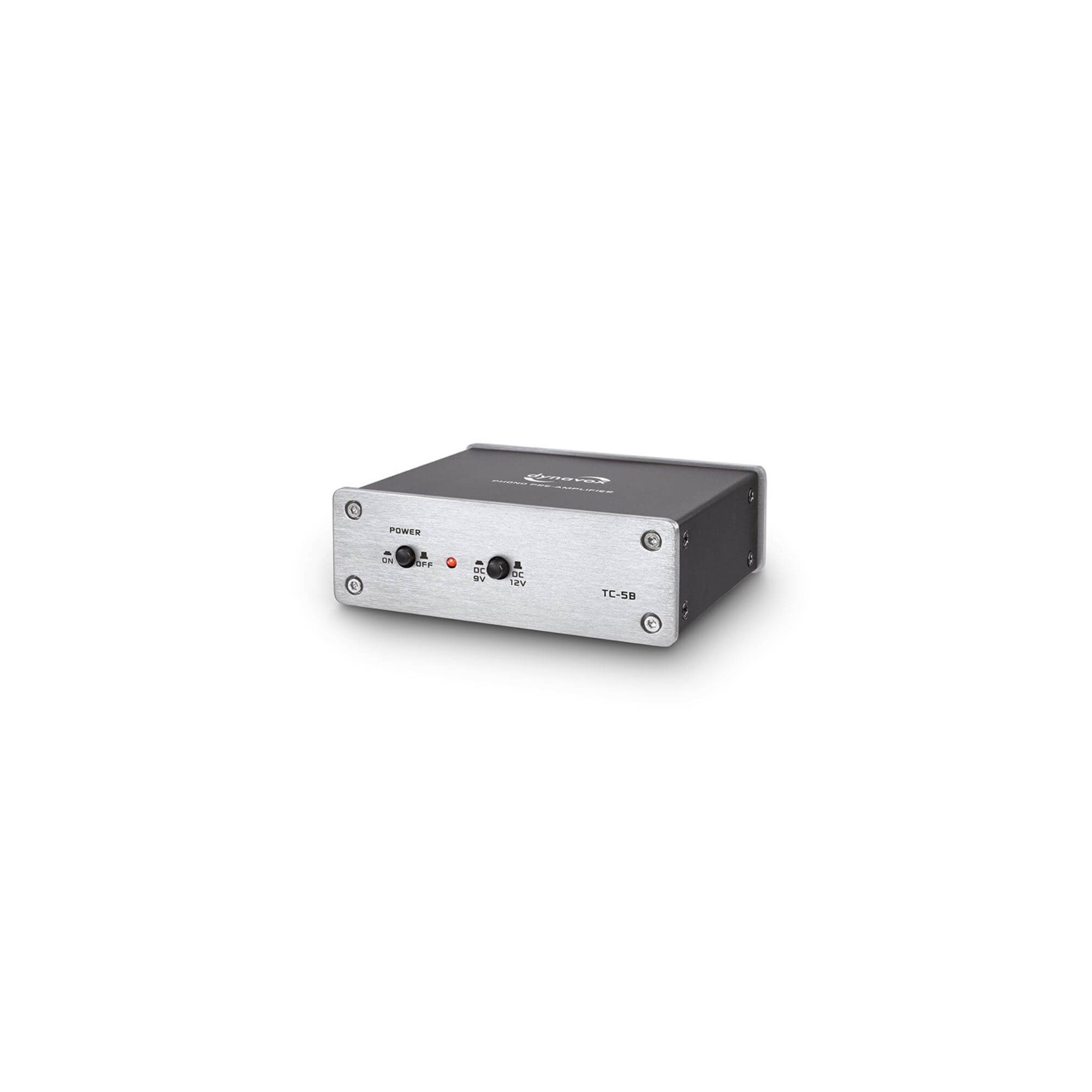 Dynavox TC-5B Phono Preamplifier - Silver