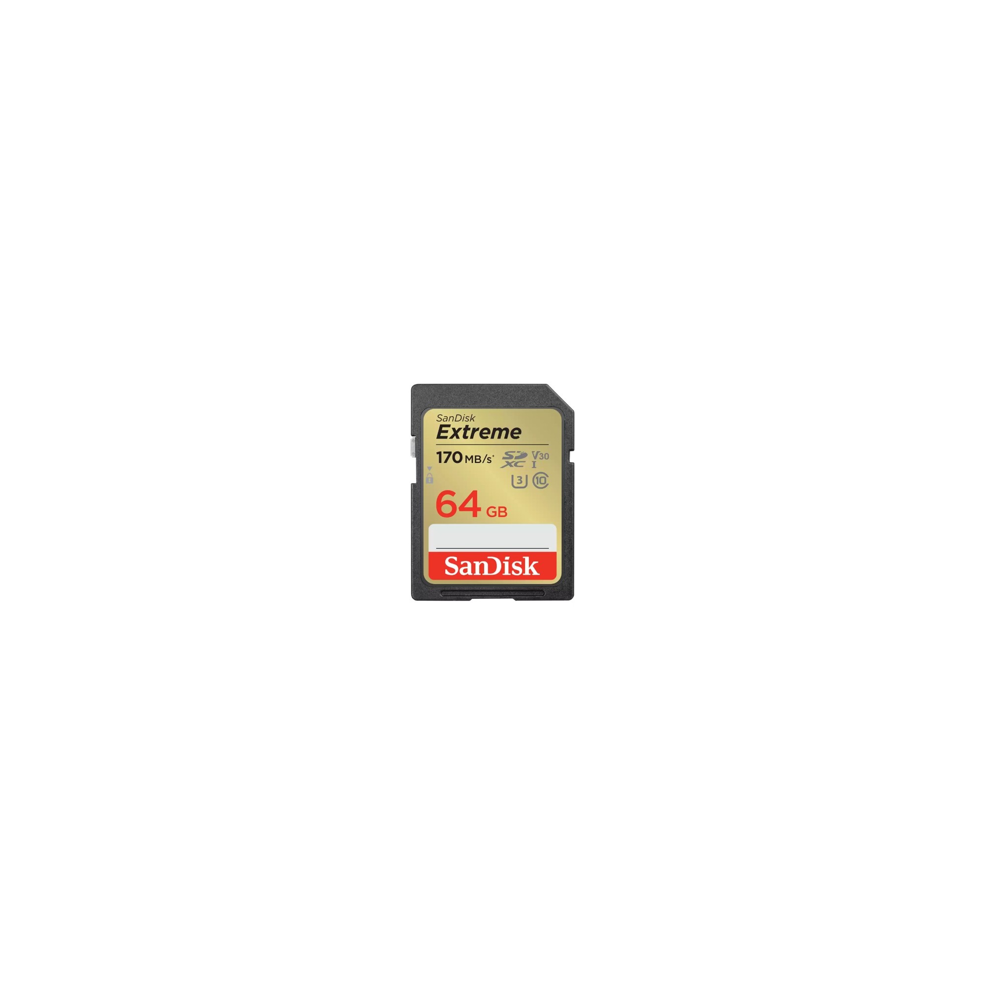 SanDisk Extreme 64GB SDXC UHS-I + 1 year RescuePRO Deluxe