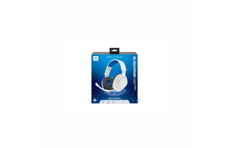 JBL Quantum 100 Ps Quantum 100P, Playstation Over-Ear Wired Gaming Headset