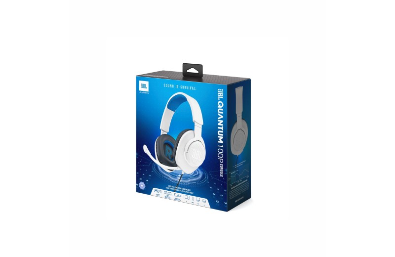 JBL Quantum 100 Ps Quantum 100P, Playstation Over-Ear Wired Gaming Headset