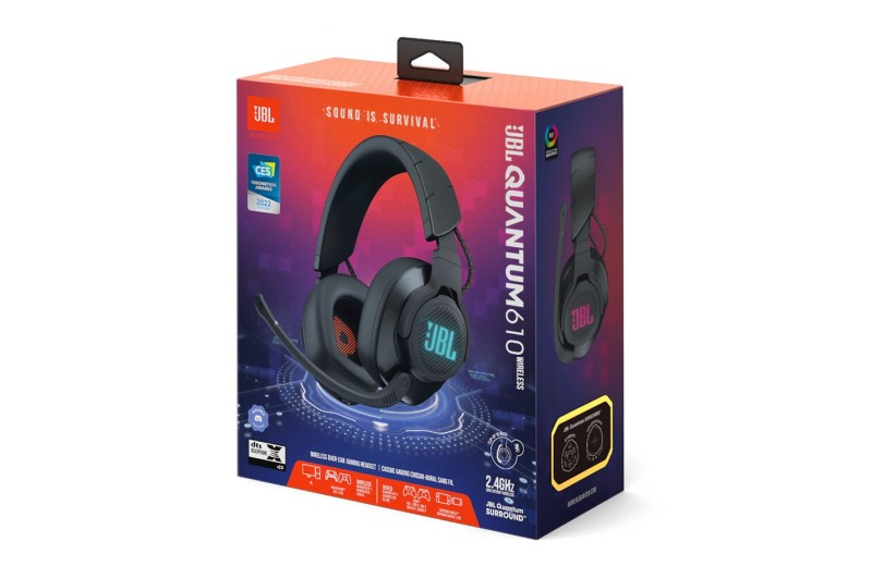 JBL Quantum 610 Quantum 610, Over-Ear Wireless Gaming Headset