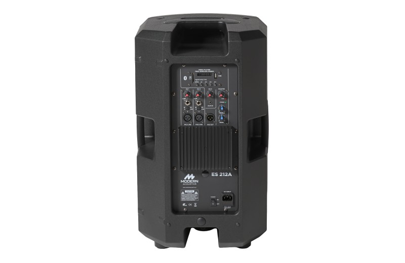 Modern Acoustics ES212A MP3/BT Active Loudspeaker with Bluetooth - Black