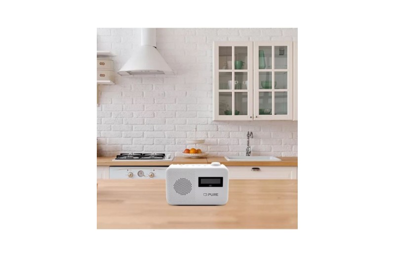 PURE Elan One 2 φορητό ψηφιακό ραδιόφωνο με DAB+ και Bluetooth, Λευκό