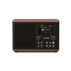 PURE Classic H4 Ψηφιακό Pαδιόφωνο DAB+ και Bluetooth, Mαύρο / Kαρυδιά