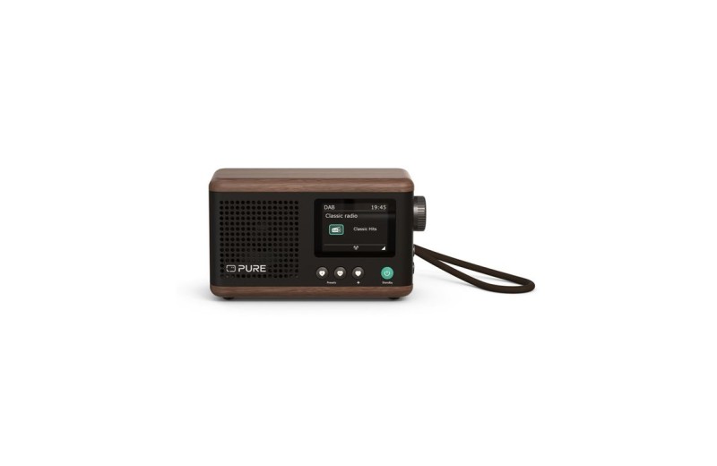 PURE Classic Mini Ψηφιακό Pαδιόφωνο DAB+ και Bluetooth, Coffee Black / Walnut