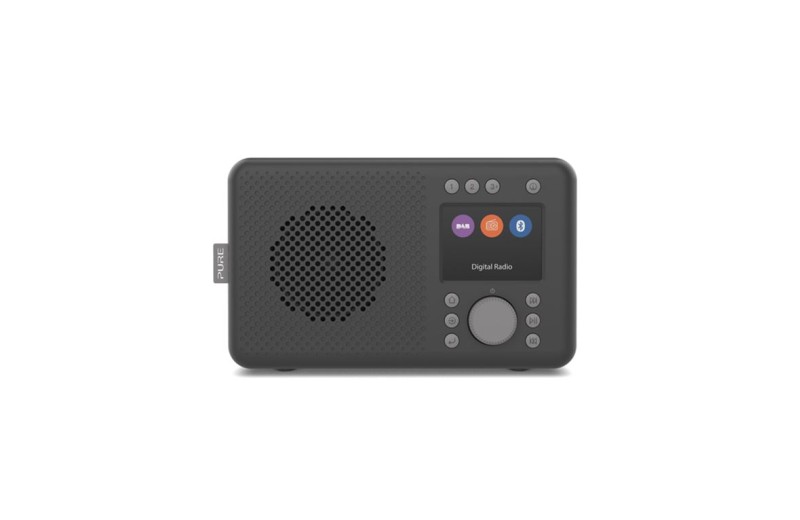 PURE Elan DAB+ φορητό ψηφιακό ραδιόφωνο με DAB+ και Bluetooth, Ανθρακί