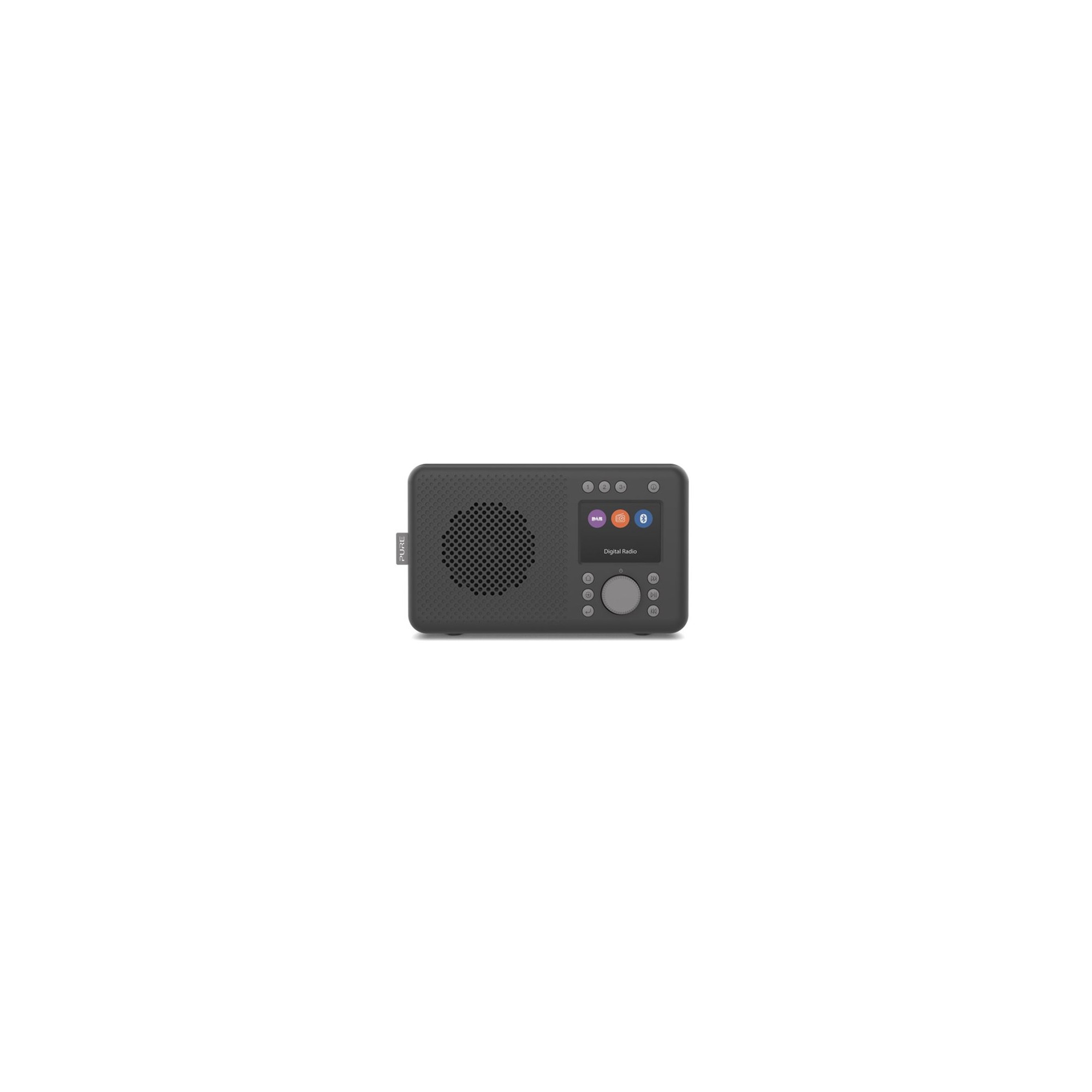 PURE Elan DAB+ φορητό ψηφιακό ραδιόφωνο με DAB+ και Bluetooth, Ανθρακί