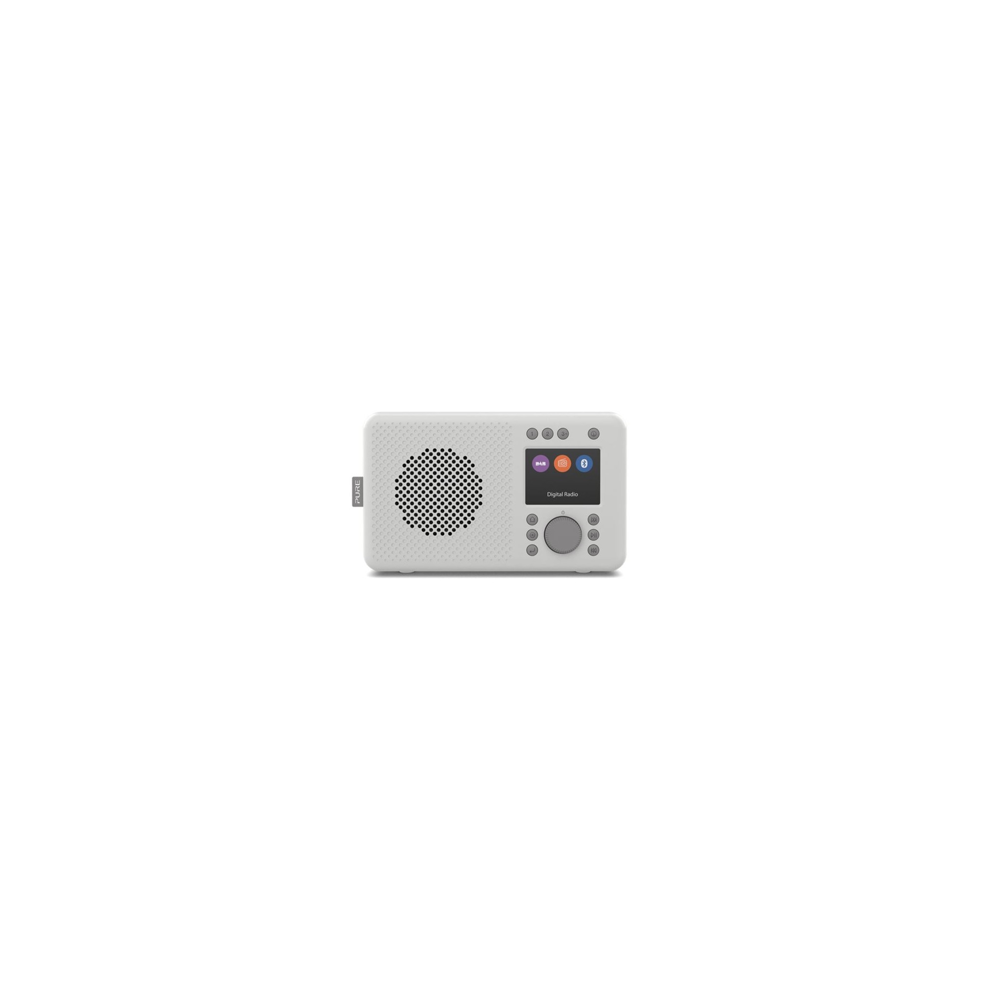 PURE Elan DAB+ φορητό ψηφιακό ραδιόφωνο με DAB+ και Bluetooth, Γκρί