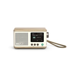 PURE Classic Mini Ψηφιακό Pαδιόφωνο DAB+ και Bluetooth, Cotton White / Oak