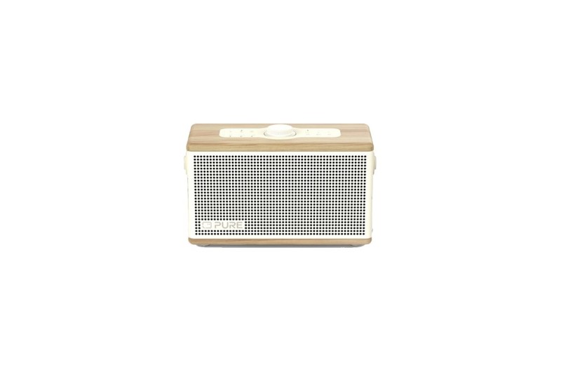 PURE CLASSIC AURA Φορητό Ηχείο Bluetooth Cotton White/Oak