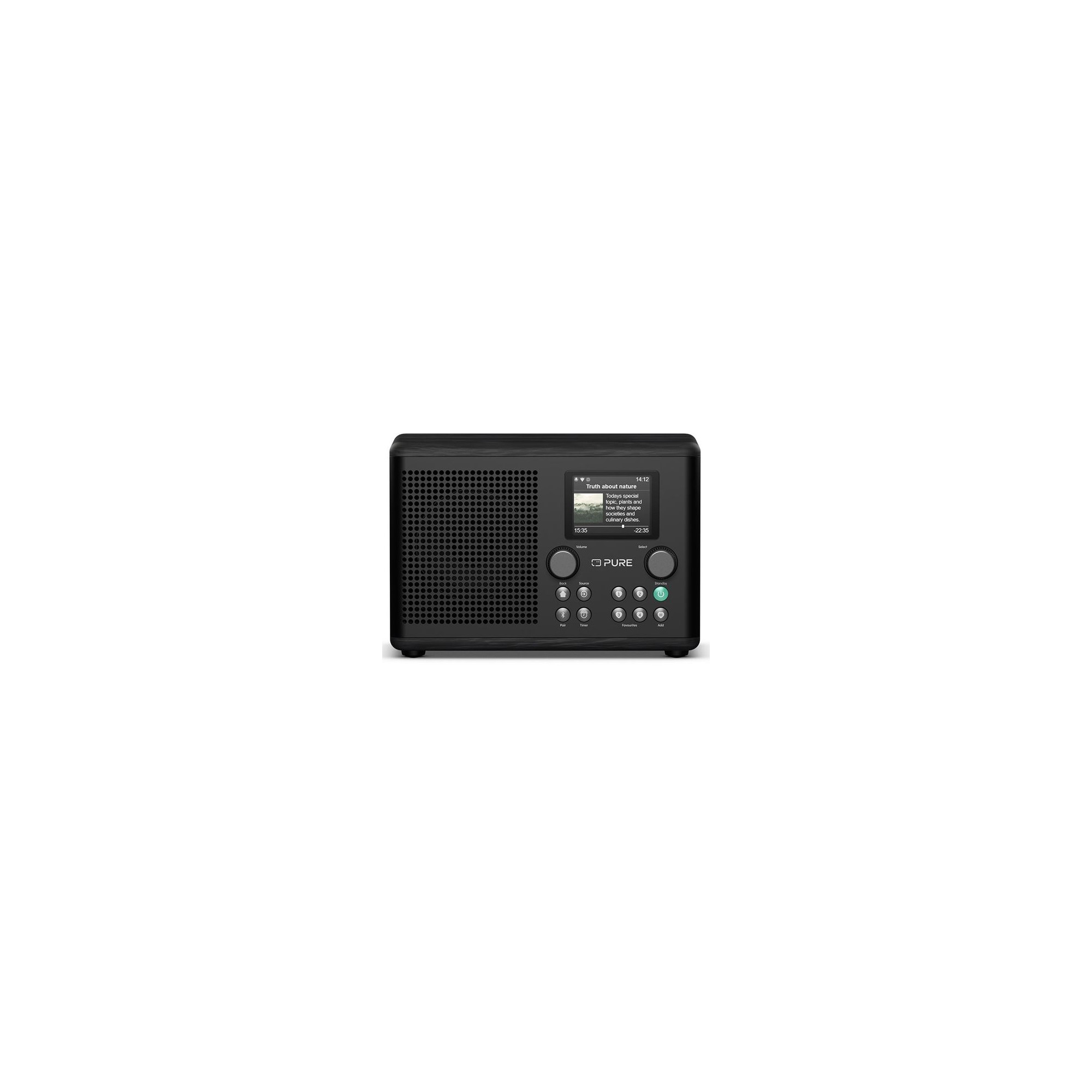 PURE Classic H4i Black Ash Δυκτιακό Ραδιόφωνο / DAB+ και Bluetooth