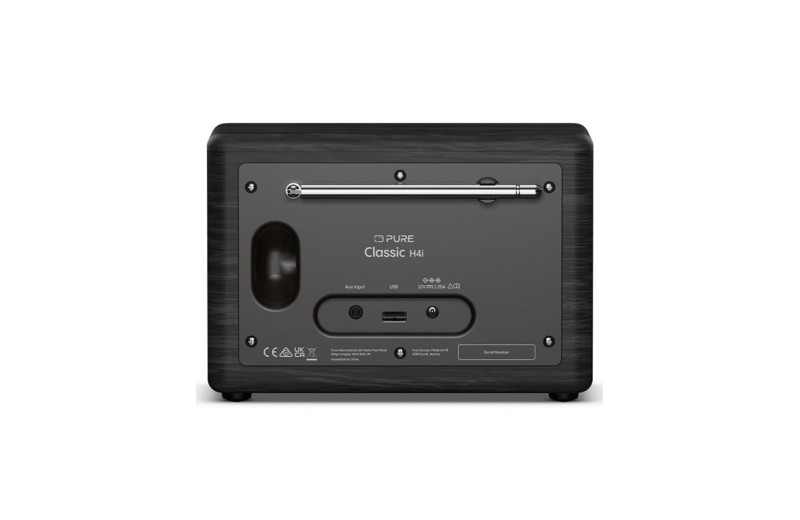 PURE Classic H4i Black Ash Δυκτιακό Ραδιόφωνο / DAB+ και Bluetooth