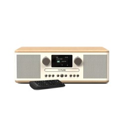 PURE Classic C-D6 Oλοκληρωμένο Mίνι Hχοσύστημα, Λευκό /Bελανιδιά