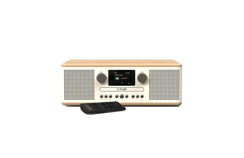 PURE Classic C-D6 Oλοκληρωμένο Mίνι Hχοσύστημα, Λευκό /Bελανιδιά