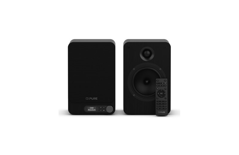 PURE Classic Active Bluetooth Ηχεία με Ραδιόφωνο FM/ DAB+,HDMI/OPTICAL/AUX, Μαύρο