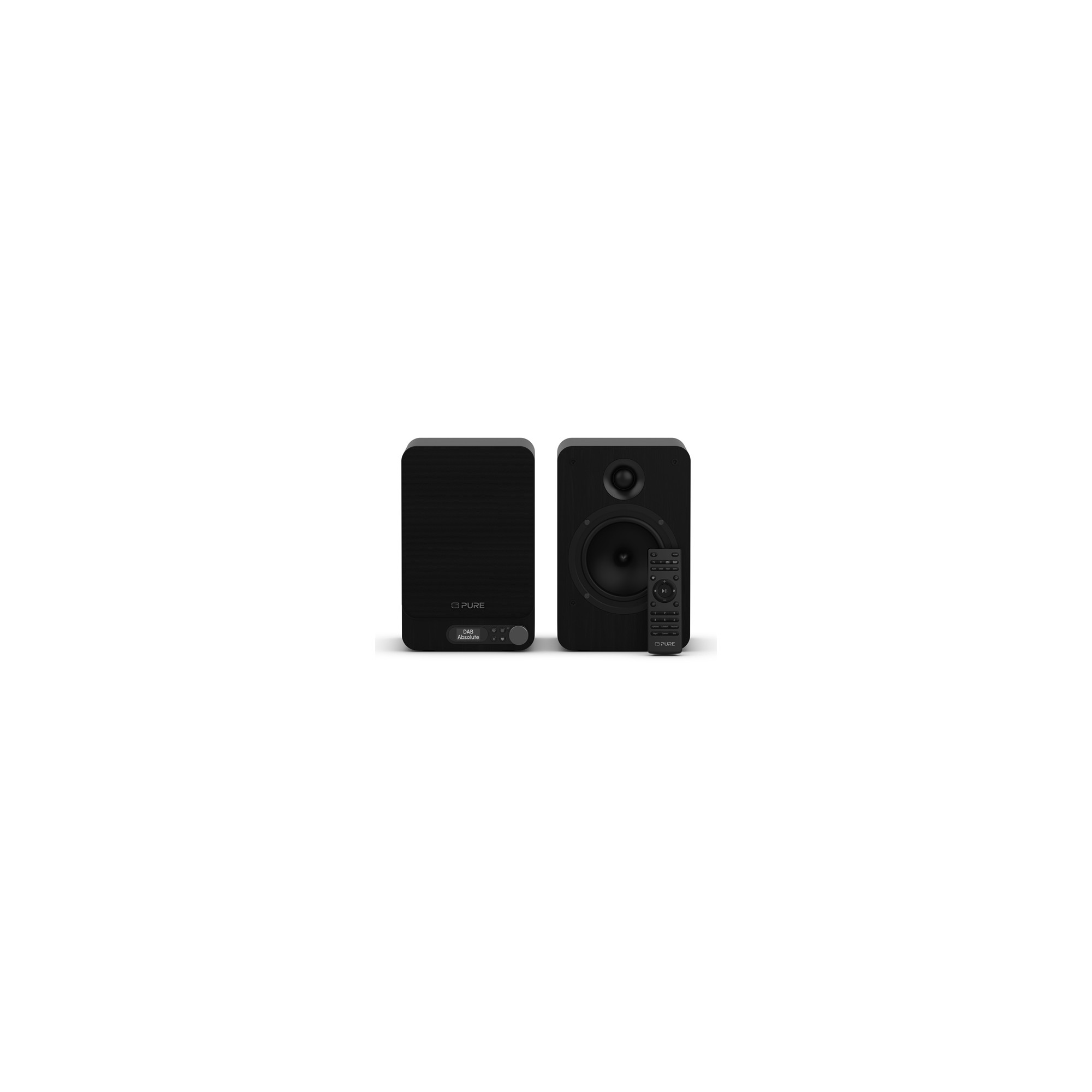 PURE Classic Active Bluetooth Ηχεία με Ραδιόφωνο FM/ DAB+,HDMI/OPTICAL/AUX, Μαύρο