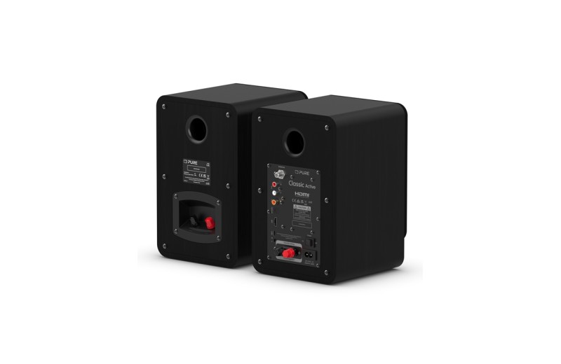 PURE Classic Active Bluetooth Ηχεία με Ραδιόφωνο FM/ DAB+,HDMI/OPTICAL/AUX, Μαύρο