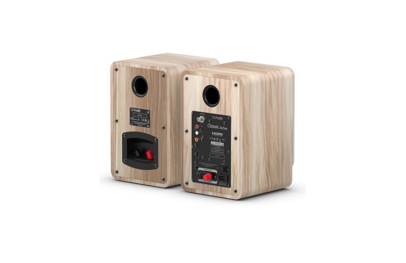 PURE Classic Active Bluetooth Ηχεία με Ραδιόφωνο FM/ DAB+,HDMI/OPTICAL/AUX, Cotton White/Oak