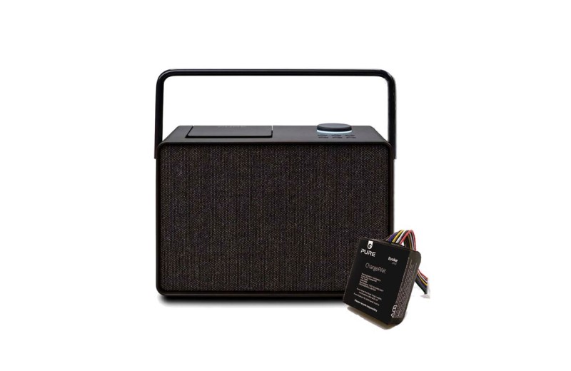 Pure Evoke Play Black Network Mini Audio System Bundle With Rechargeable Battery
