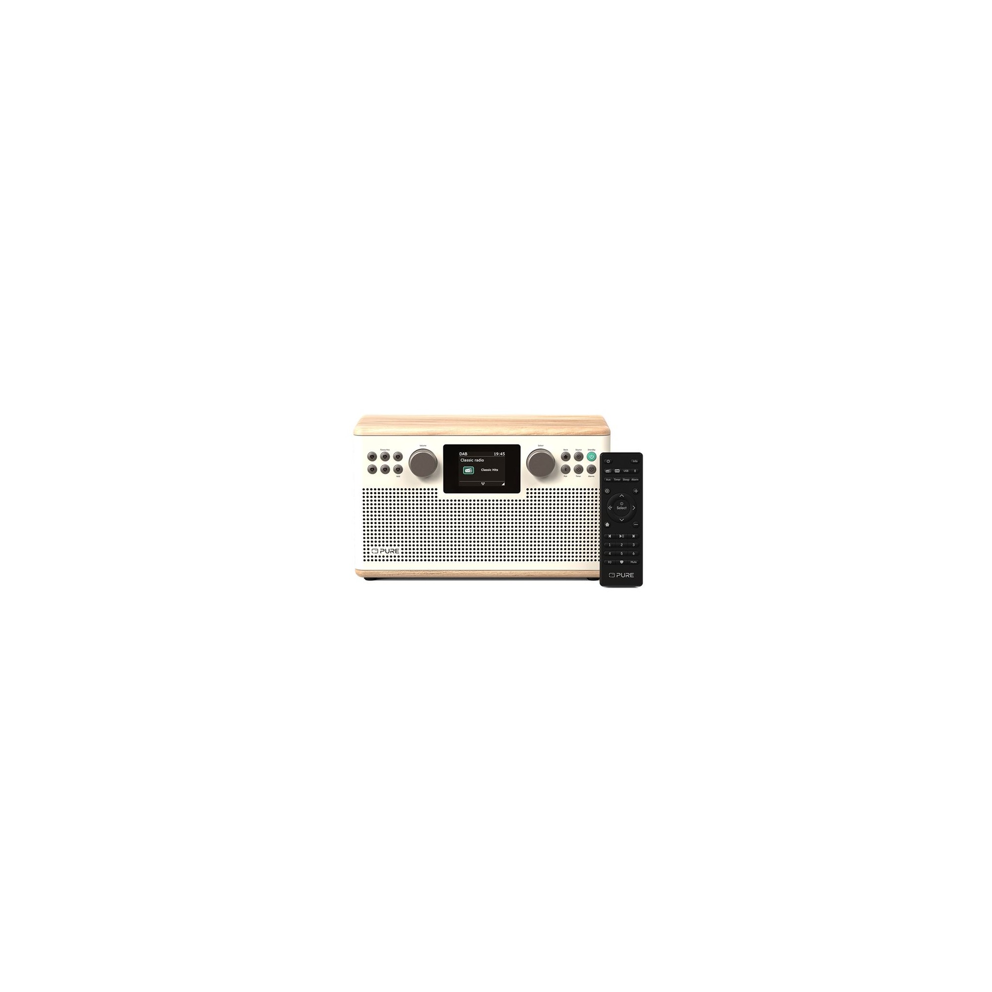 PURE CLASSIC H6 Mini Hχοσύστημα, Cotton White/Oak
