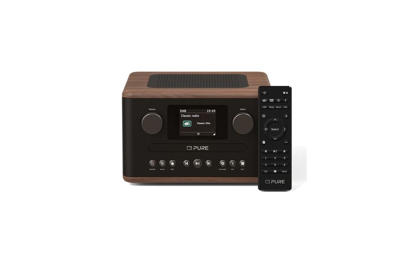 PURE CLASSIC C-D4 Mini Hχοσύστημα, Coffe Brown/Walnut