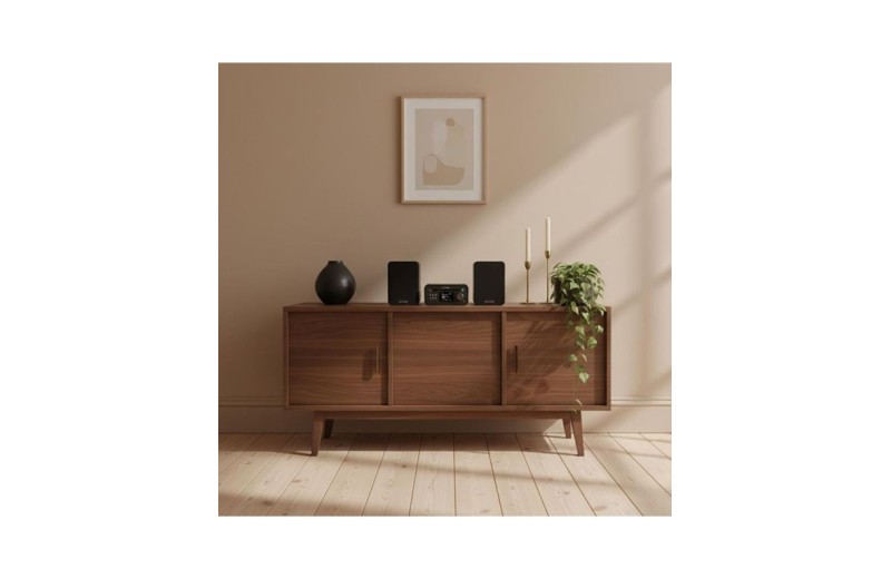 PURE Classic Stereo Mini Ολοκληρωμένο Ηχοσύστημα Bluetooth Μαύρο