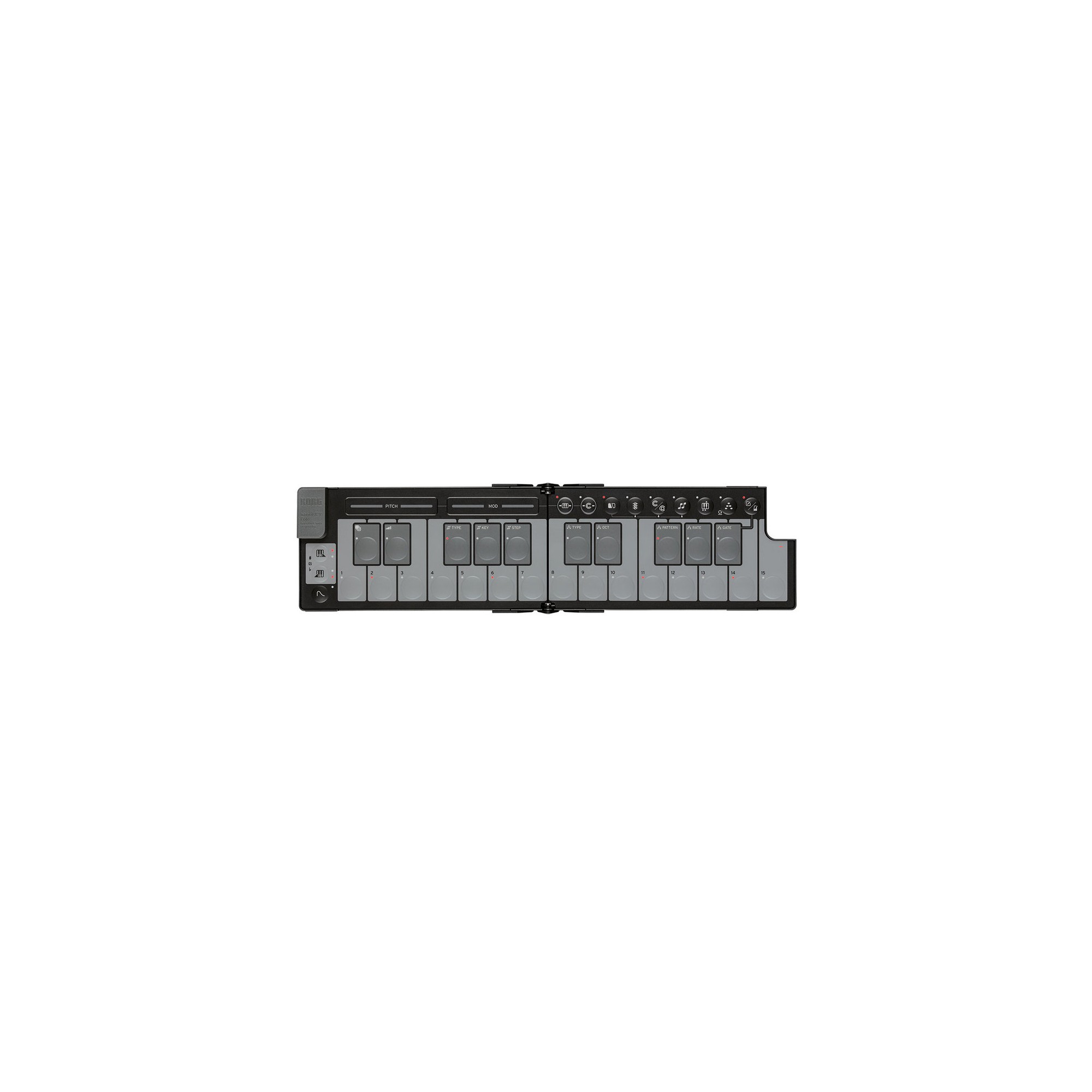 Korg Nanokey Fold Bk Foldable USB Keyboard Black